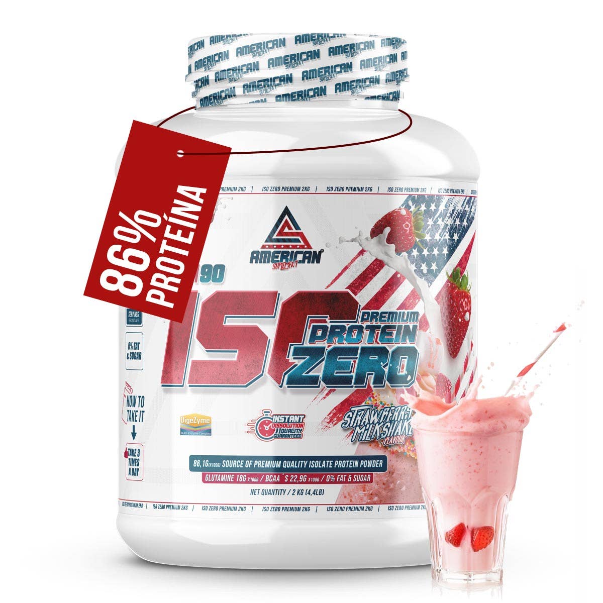 Premium Iso Zero WPI 90 2 kg