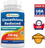 GLUTATHIONE REDUCED 250MG 60 CAPS