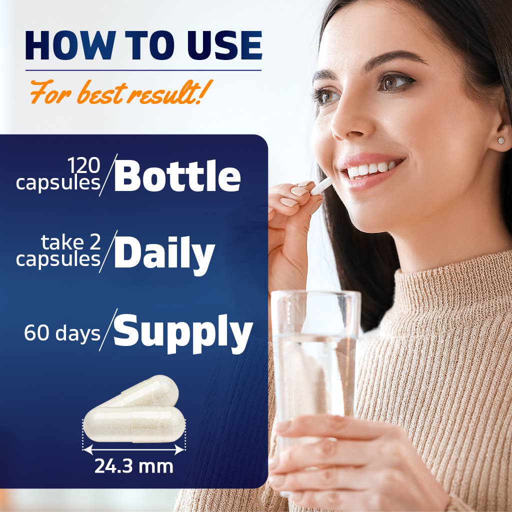 Magnesium Complex - 10 forms - 120 capsules, Muscle & Sleep Support