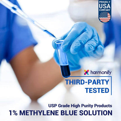 HARMONIFY Methylene Blue 60 ML (2 FL OZ) USP Grade %2