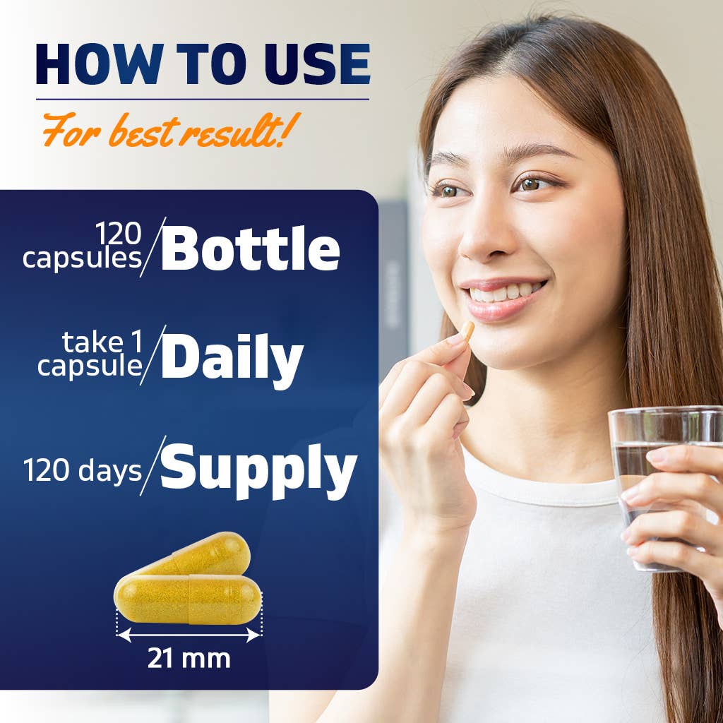 Vitamatic Turmeric Curcumin Complex 3000mg - 120 Capsules