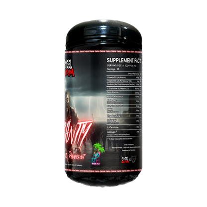 Insanity Preworkout by Steel Asylum 25 servings