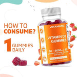 VITAMIN D3 5000IU 60 GUMMIES