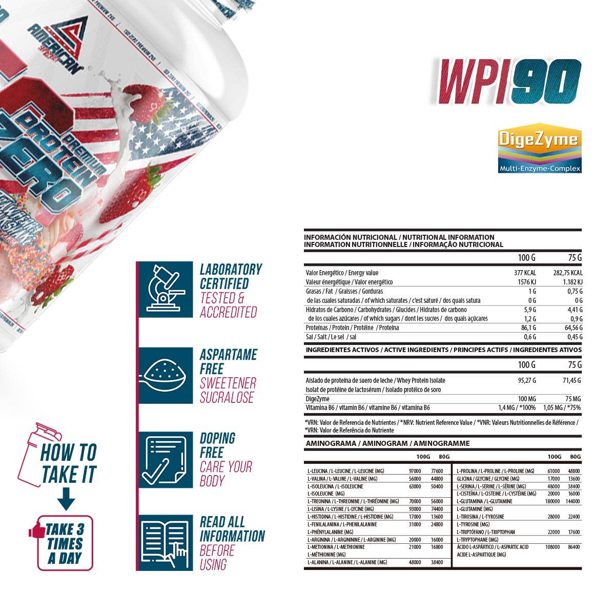 Premium Iso Zero WPI 90 2 kg