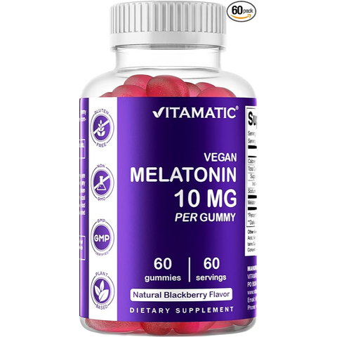 Vitamatic Melatonin 10mg 60 Vegan Gummies
