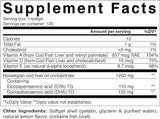 NORWEGIAN COD LIVER OIL 1250MG 120TABS