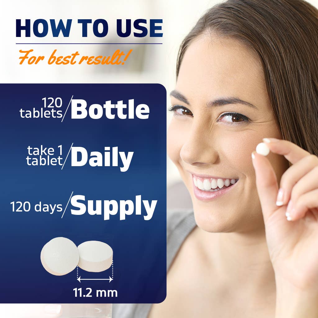 Vitamatic Zinc 50mg - 120 Tablets