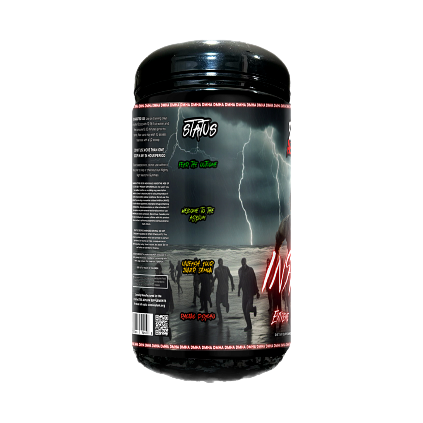 Insanity Preworkout by Steel Asylum 25 servings