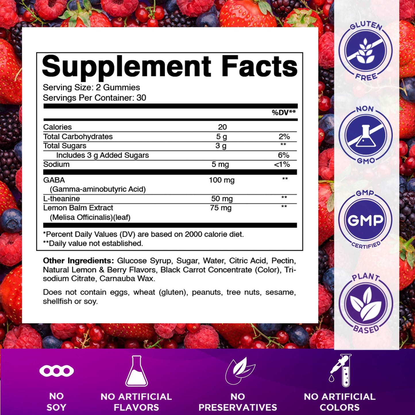 Stress Relief Gummies - 60 Gummies