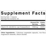 VITAMIN D3 50000IU 60 VEGGIE TABLETS