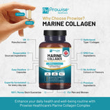 Marine Collagen with Hyaluronic Acid 1100mg - 90 Capsules Bo