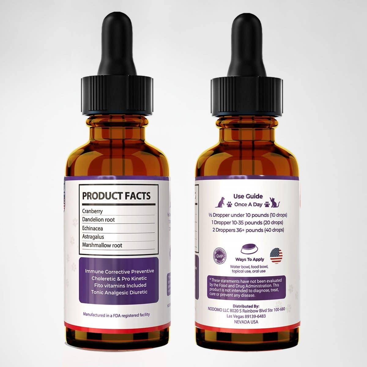 CAT AND DOG UTI TREATMENT DROP 60ML