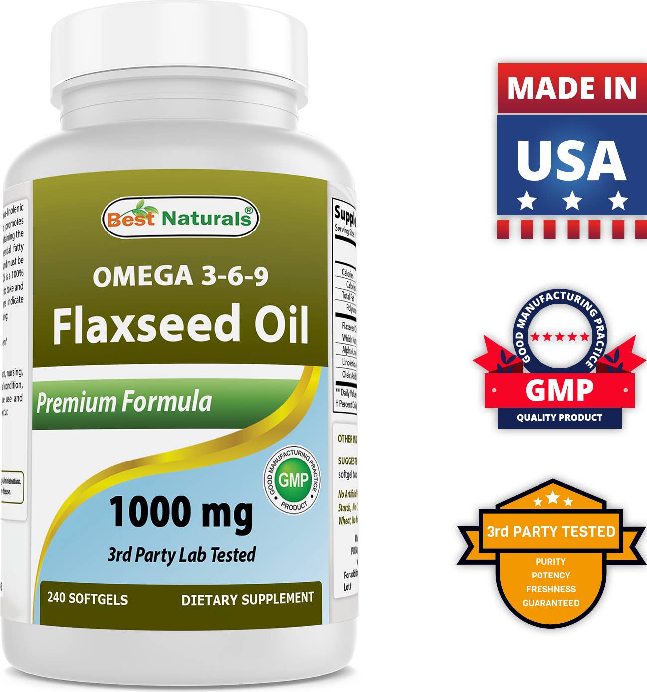 OMEGA 3-6-9 FLAXSEED OIL 240CAPS