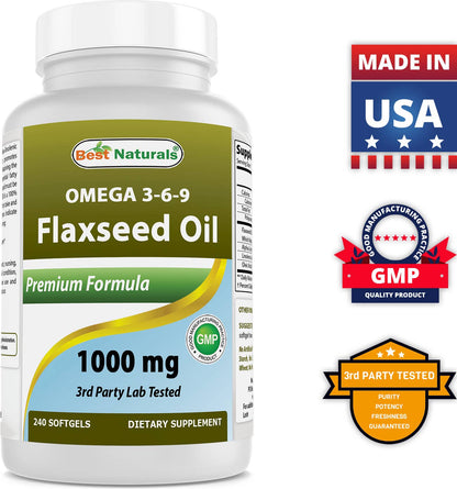 OMEGA 3-6-9 FLAXSEED OIL 240CAPS