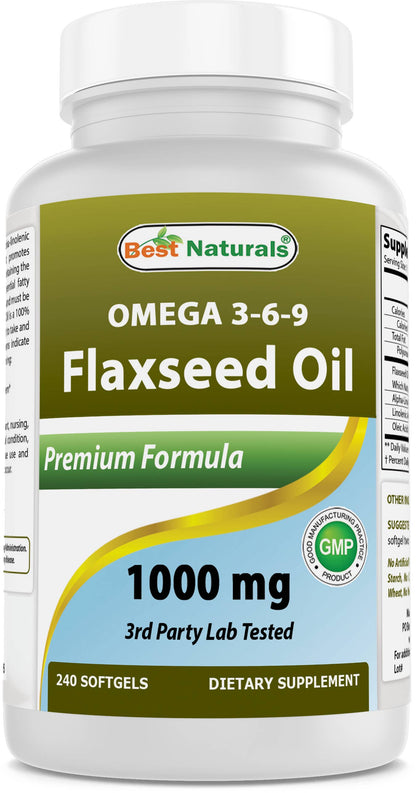 OMEGA 3-6-9 FLAXSEED OIL 240CAPS