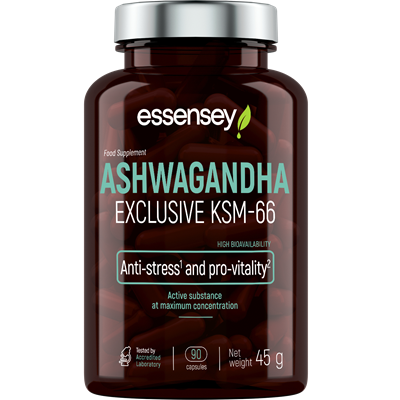 ASHWAGANDHA EXCLUSIVE KSM-66 90CAPS