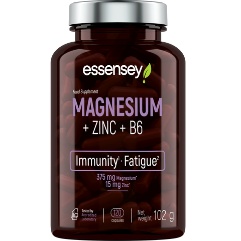 MAGNESIUM + ZINC + B6 120 CAPSULES