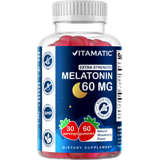 EXTRA STRENGTH MELATONIN 60 MG 60 GUMMIES
