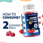 EXTRA STRENGTH MELATONIN 60 MG 60 GUMMIES