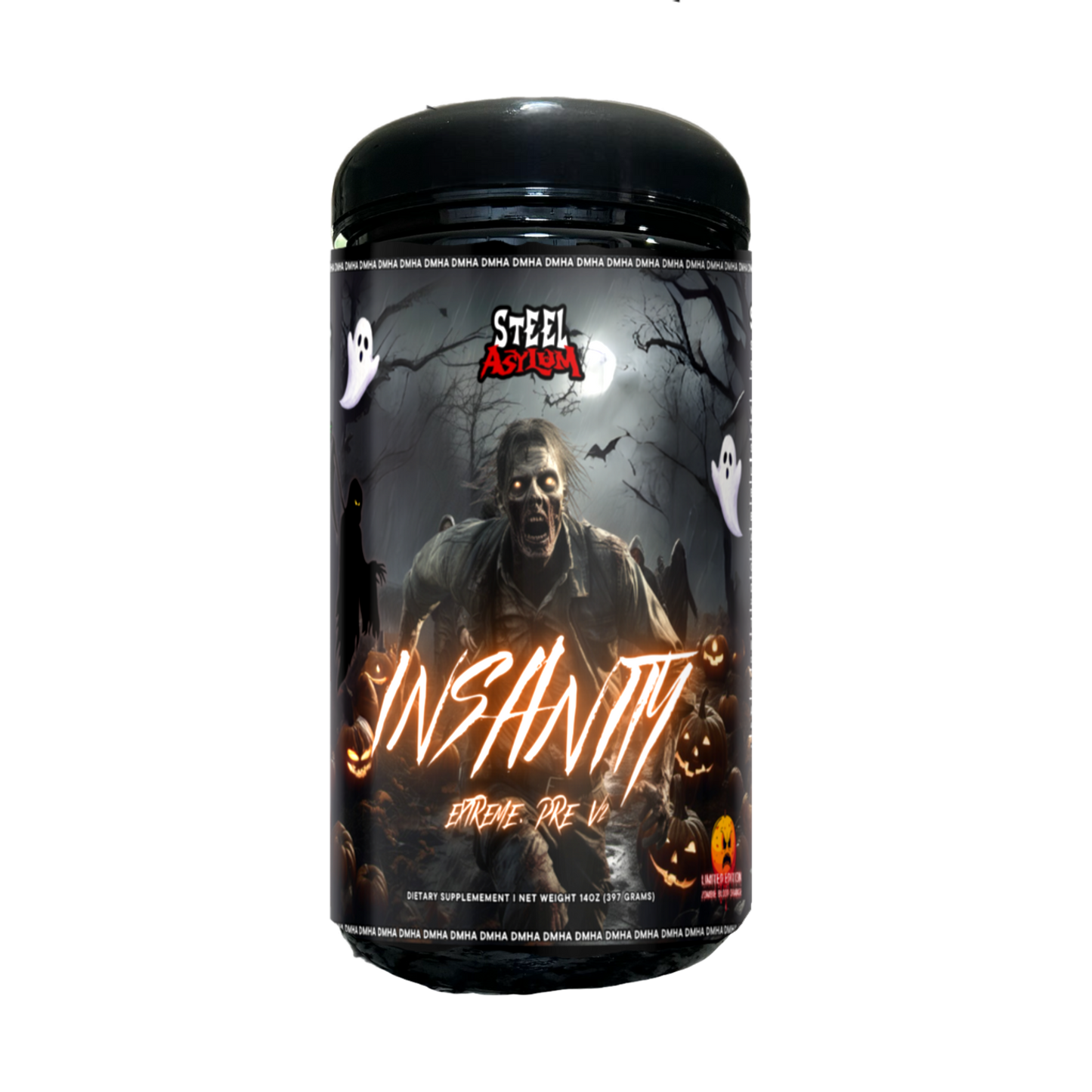 Insanity Preworkout by Steel Asylum 25 servings