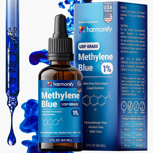 HARMONIFY Methylene Blue 60 ML (2 FL OZ) USP Grade %2