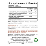 TURMERIC CURCUMIN 180 VEGETARIAN CAPS