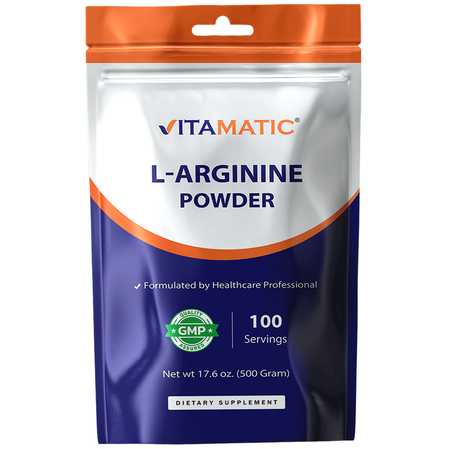 L-Arginine Pure Powder 500 Gram - 100 Servings