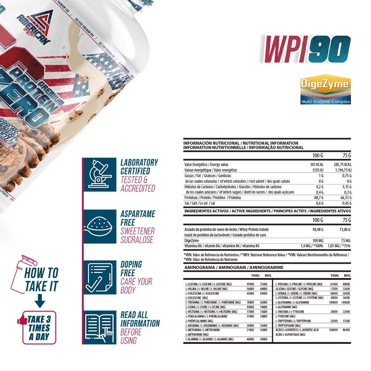 Premium Iso Zero WPI 90 2 kg