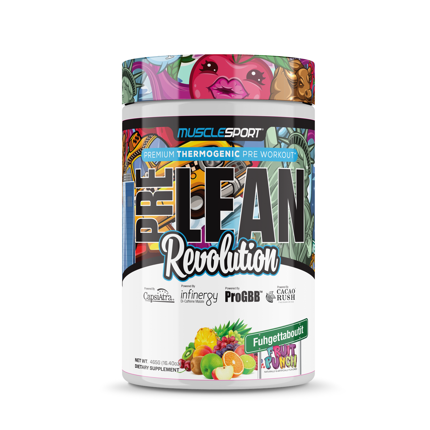 PreLean Revolution Thermogenic Pre-Workout by MuscleSport - 30 Servings