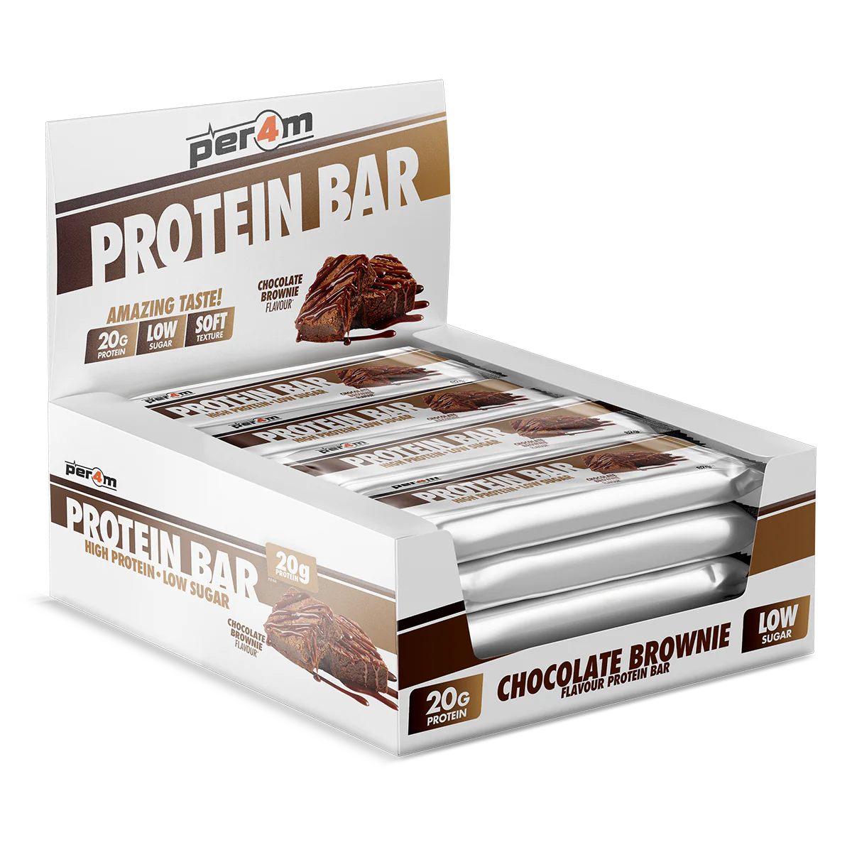 PROTEIN BAR 62G PER4M LOW SUGAR PROTEIN BARS