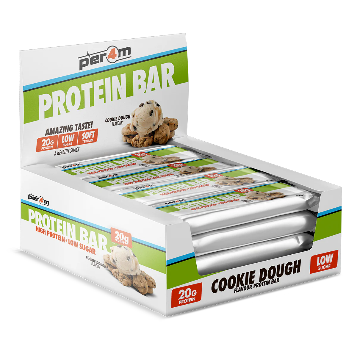 PROTEIN BAR 62G PER4M LOW SUGAR PROTEIN BARS