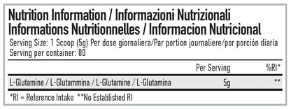 GLUTAMINE ULTRA PURE MICRONISED 400G PER4M