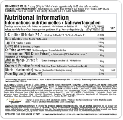 Energy Pre-Workout 60 servings by PER4M