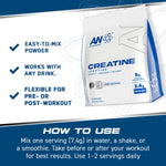CREATINE MONOHYDRATE + PEPTIDE (60 SERVINGS) 444g