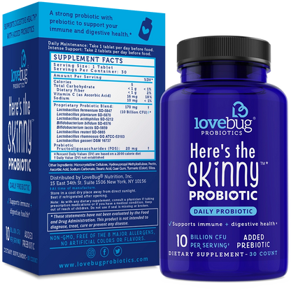 Here's The Skinny probiotics 30 tablet