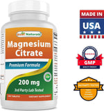 Best Naturals Magnesium Citrate 200 mg 250 Tablets