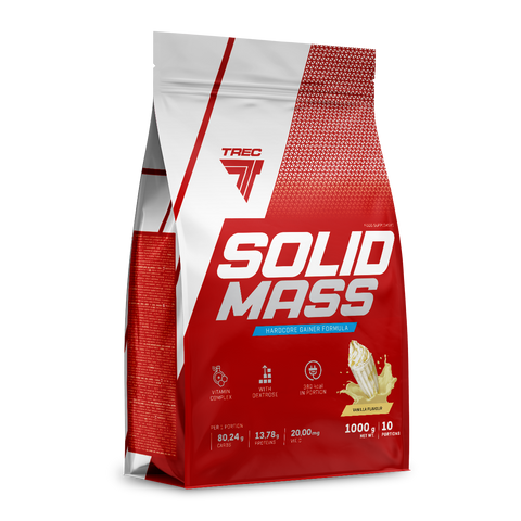SOLID MASS 1kg/3kg/5,8kg High calorie protein gainer