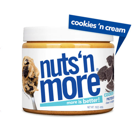 NUTS'N MORE 454G COOKIES'N CREAM